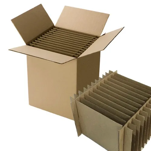 Carton à croisillons pour assiettes